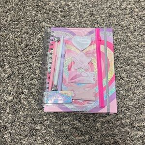 Pink and Purple Heart Spiral Notebook Set